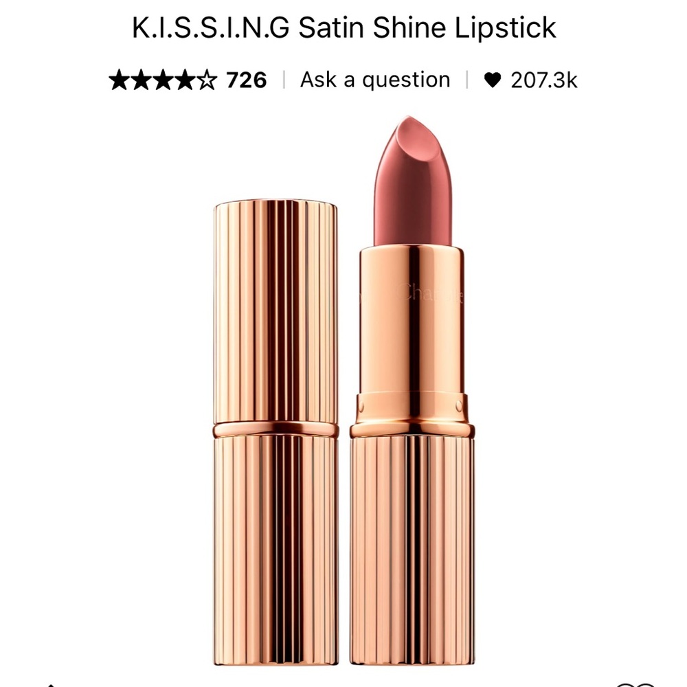 Brand new charlotte tilbury stoned rose lipstick